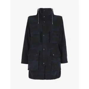 Armani Exchange Blue Cotton Men Jacket