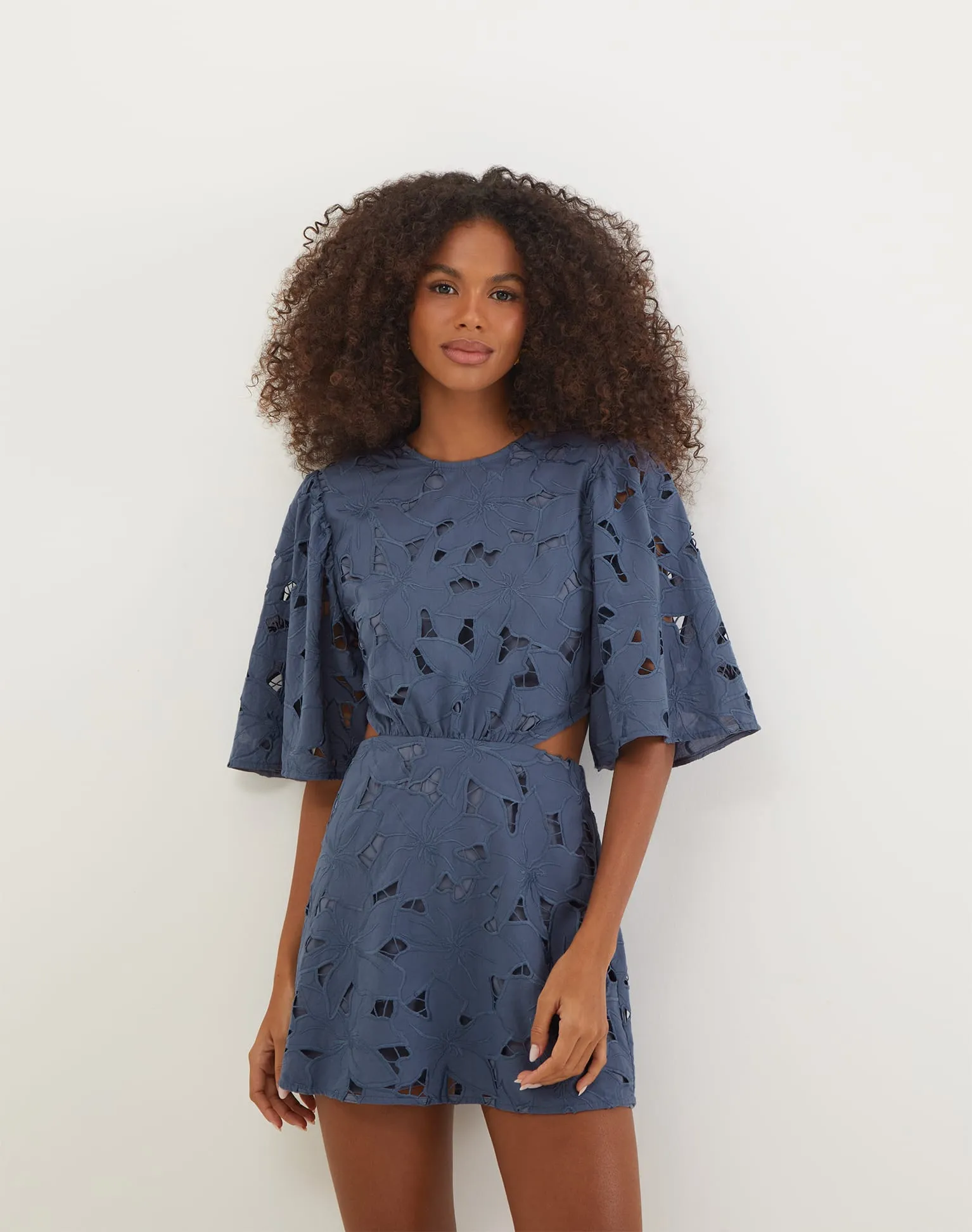 Babi Short Dress - Bayside