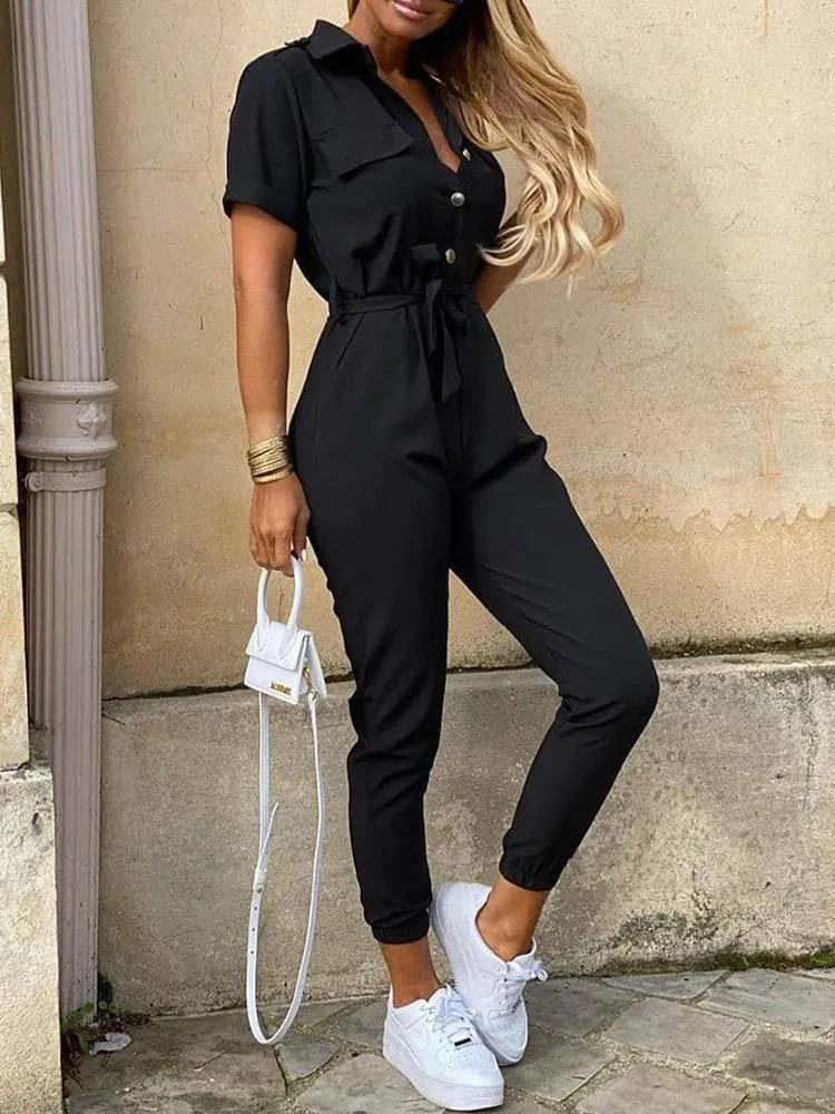 Belted Jumpsuit