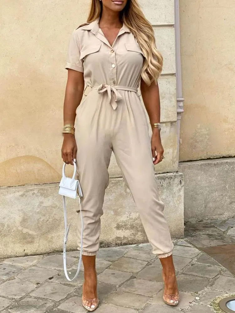 Belted Jumpsuit