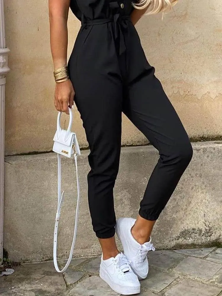 Belted Jumpsuit