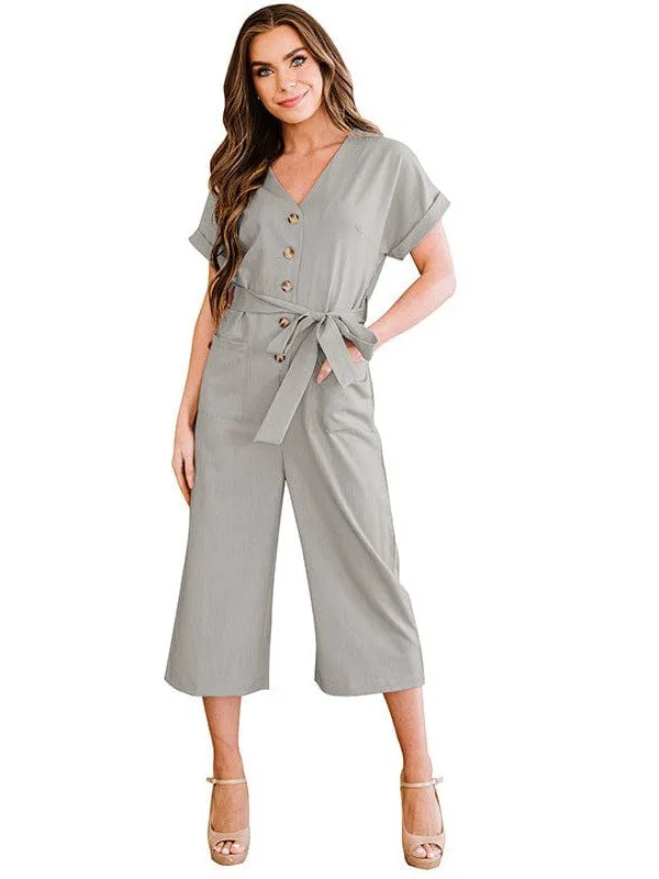 Belted Jumpsuit