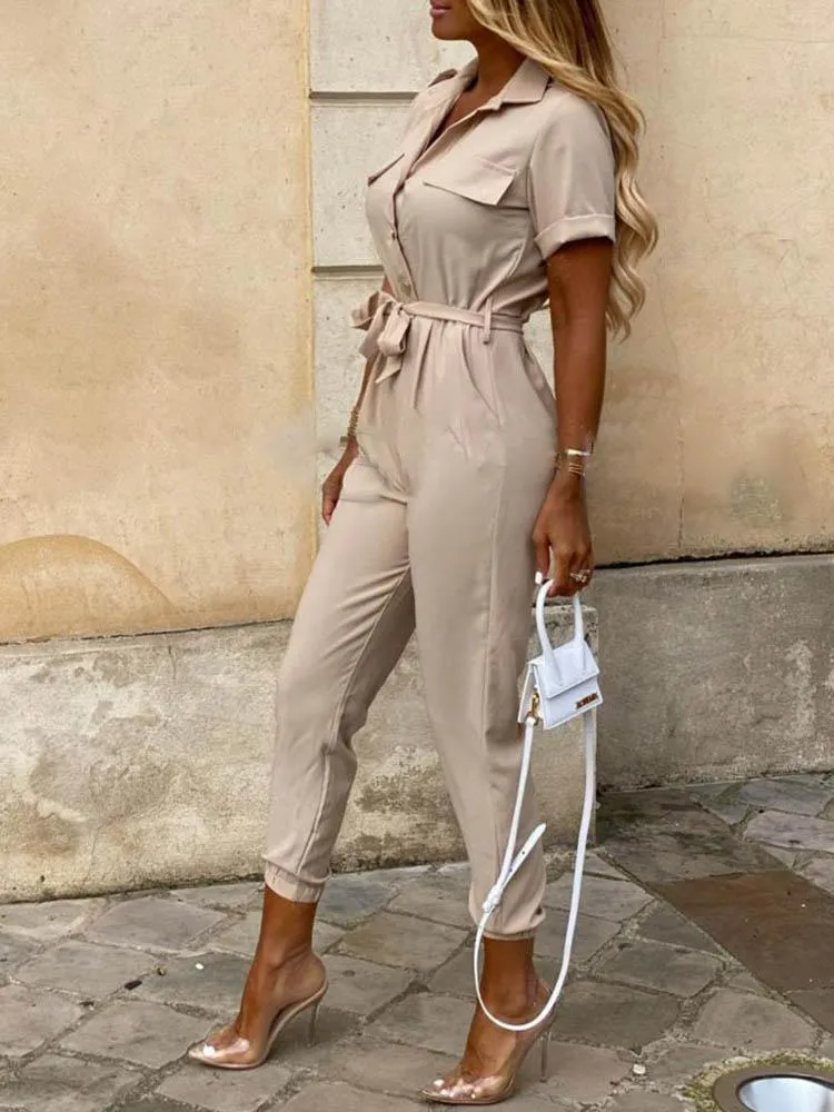 Belted Jumpsuit