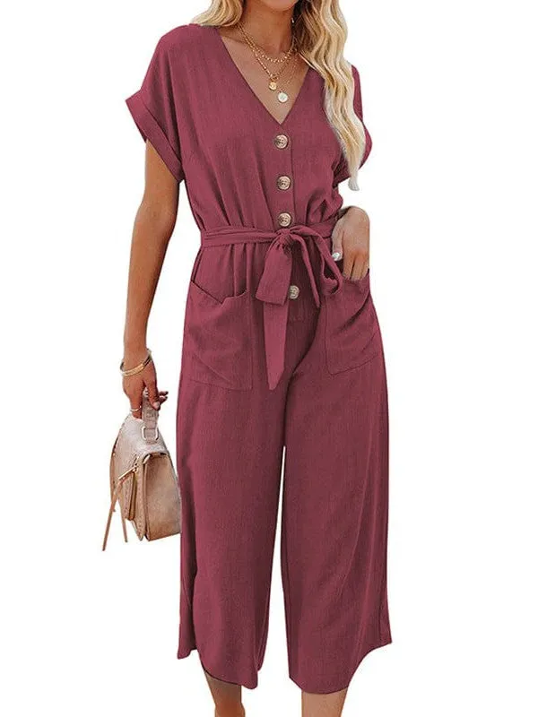 Belted Jumpsuit