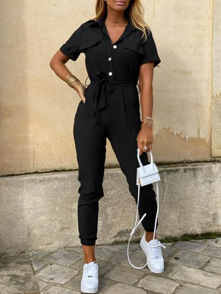 Belted Jumpsuit