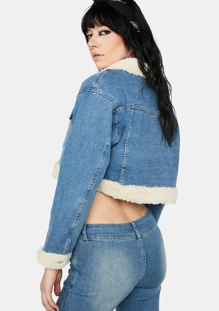 Blue Jean Baby Cropped Jacket