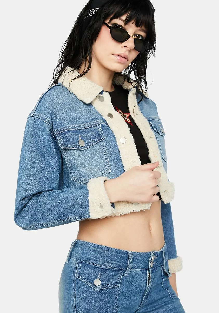 Blue Jean Baby Cropped Jacket