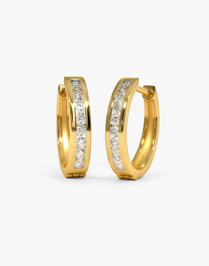Classic hoop earrings