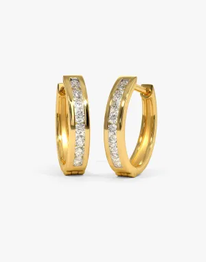 Classic hoop earrings