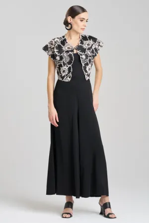 Cote D'Azur Embroidered Lace Bolero