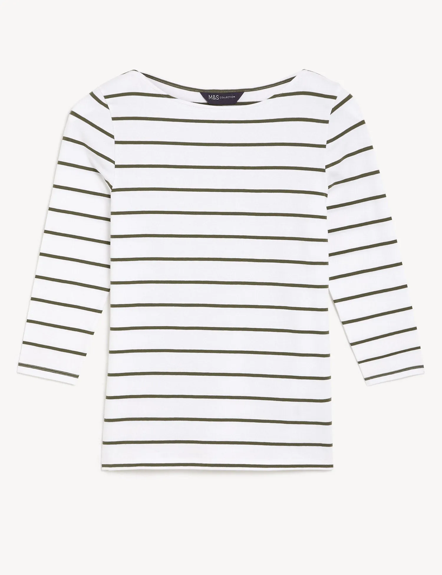 Cotton Rich Striped Slim Fit T-Shirt