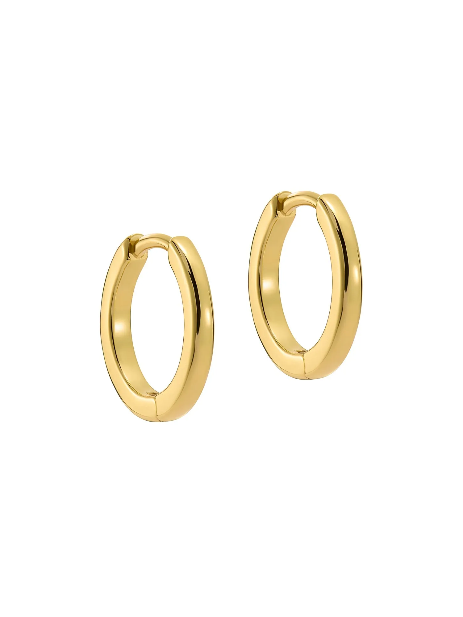 Crisele Logo Hoop Earrings (14Mm) Gold