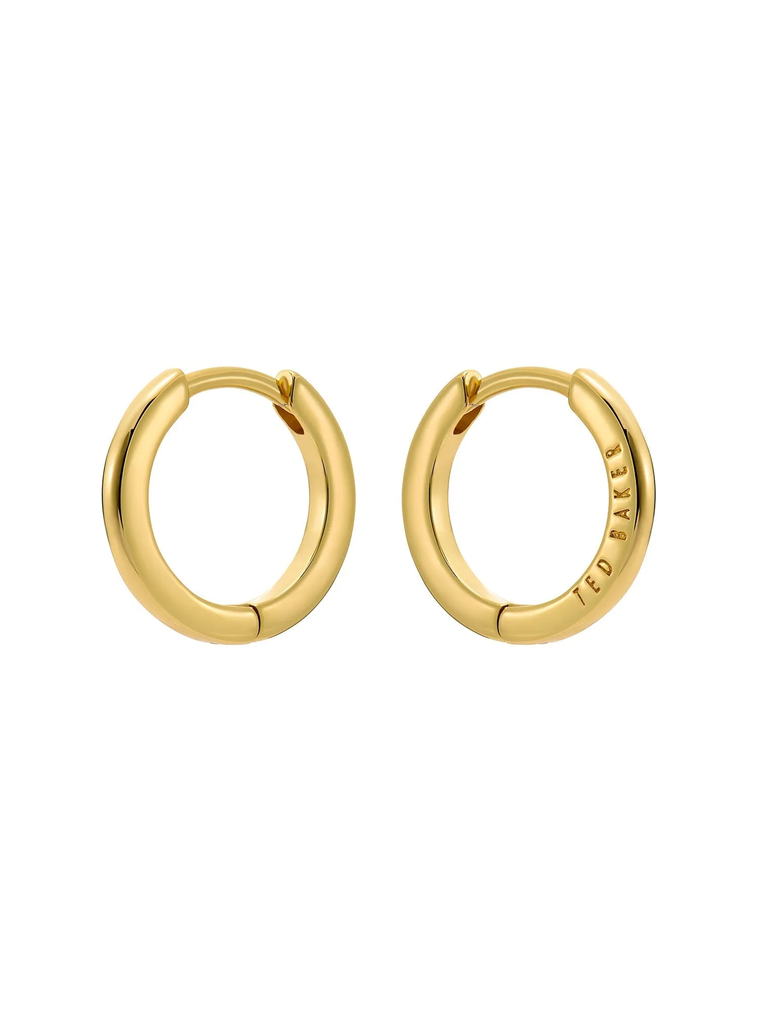 Crisele Logo Hoop Earrings (14Mm) Gold