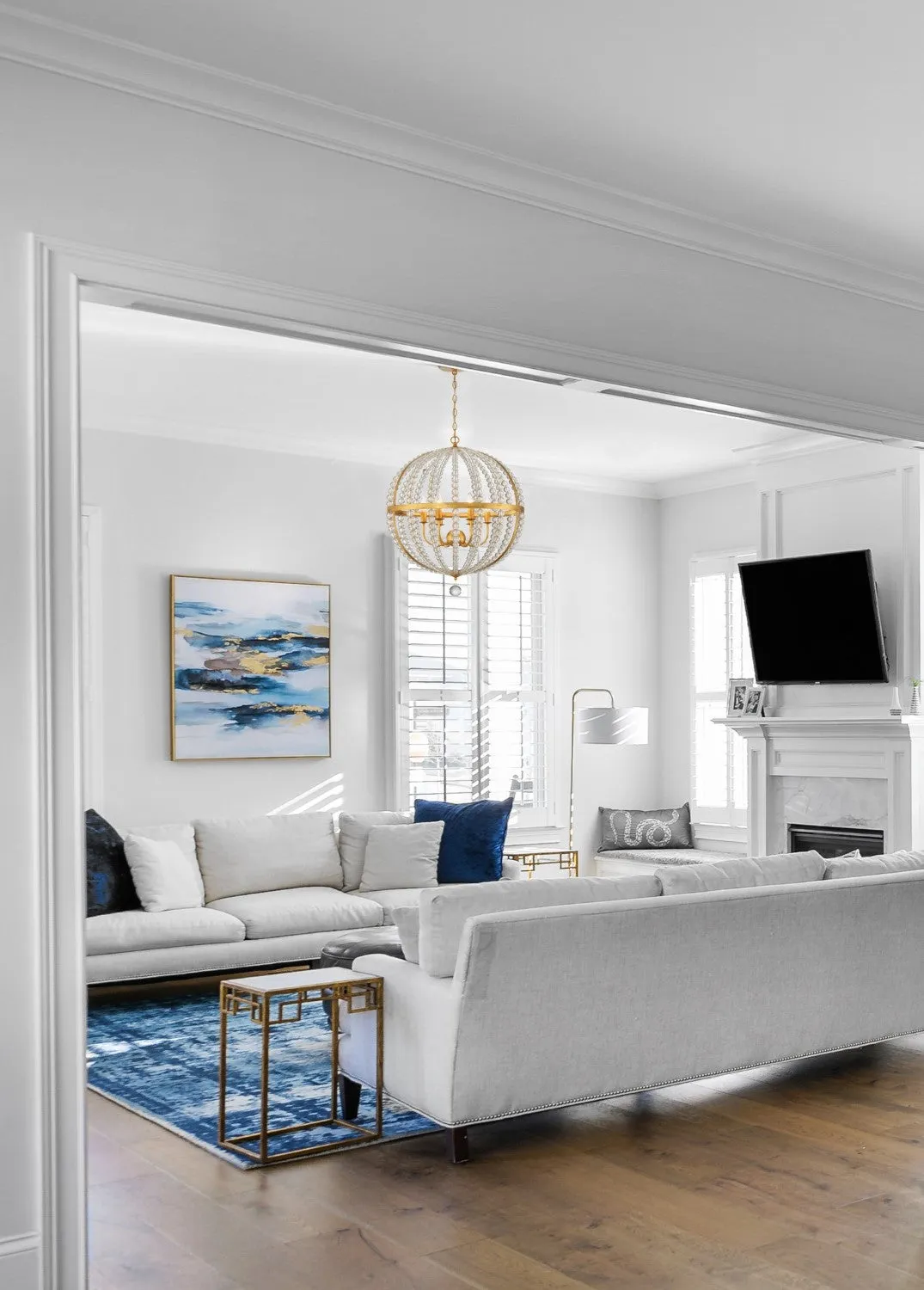 Crystorama ROX-A9006-GA Roxy 6 Light Chandelier - Antique Gold