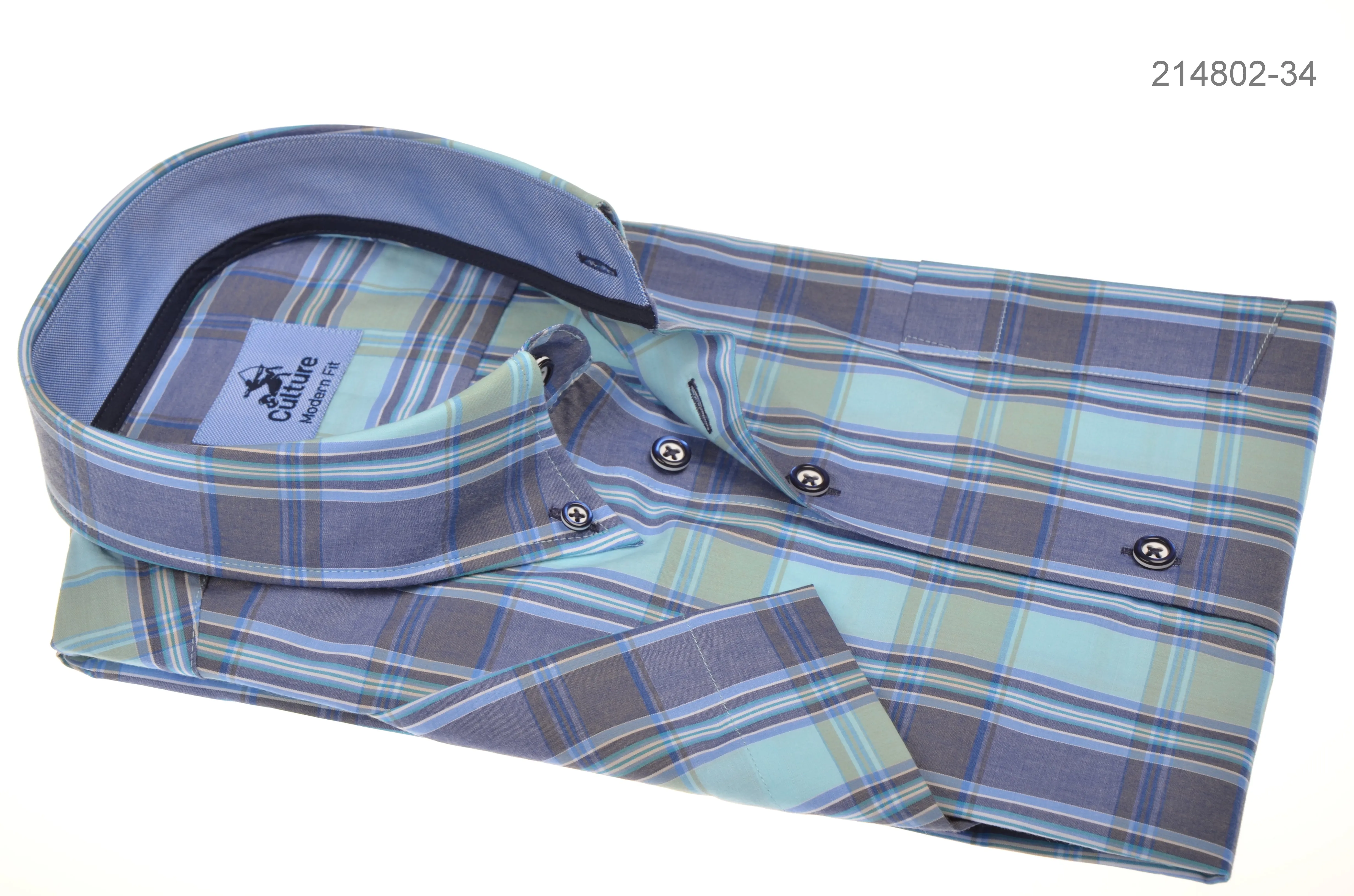 Culture Casual Large Check Shirt R