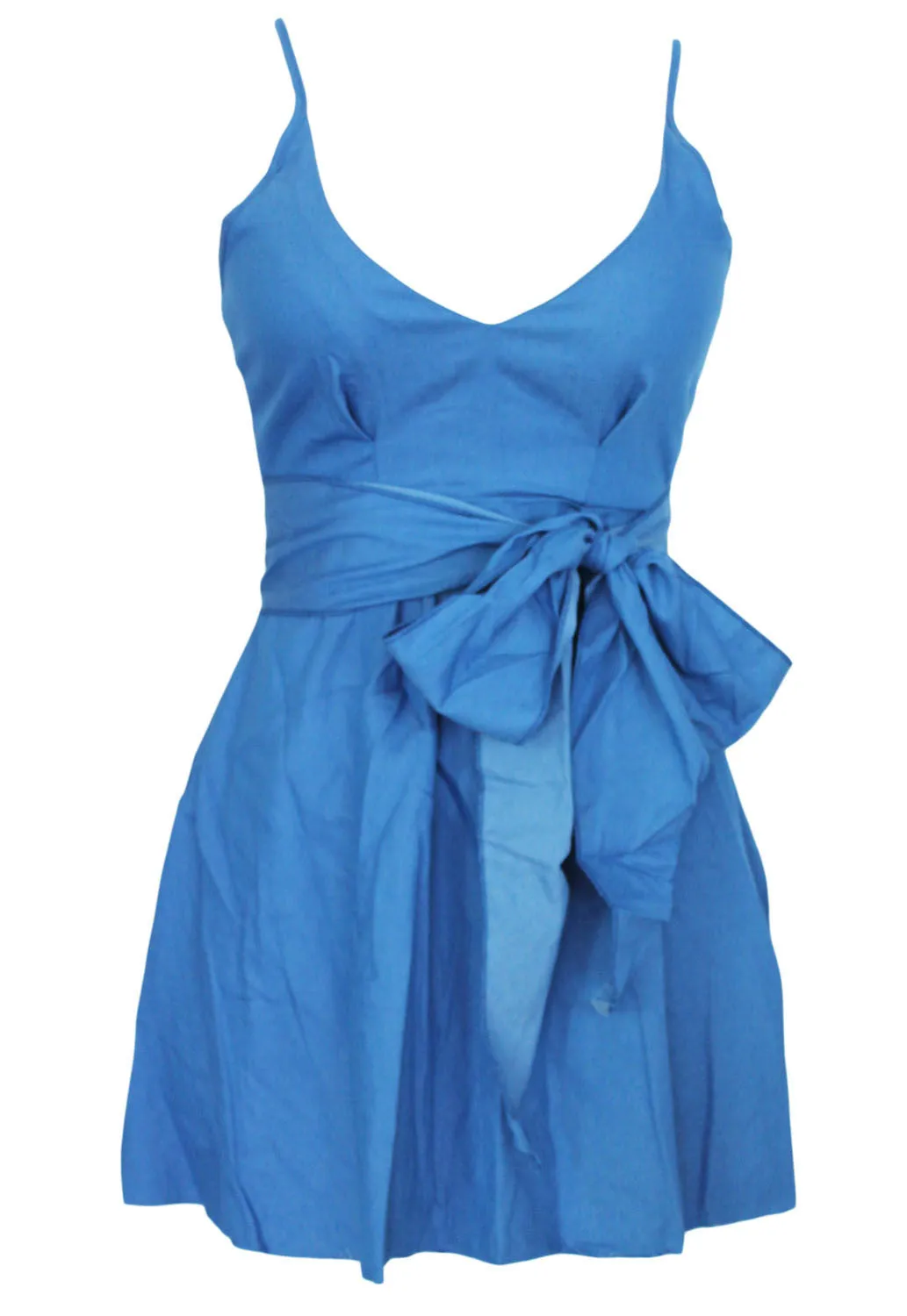 Deep V-neck Straps Short Slim Dress