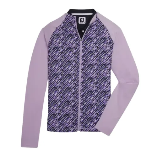 FootJoy Full-Zip Printed  Pullover