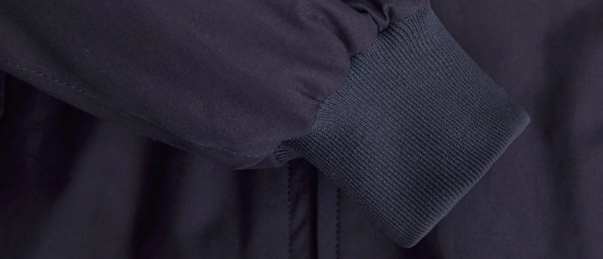 Harrington Peach Cotton in Navy
