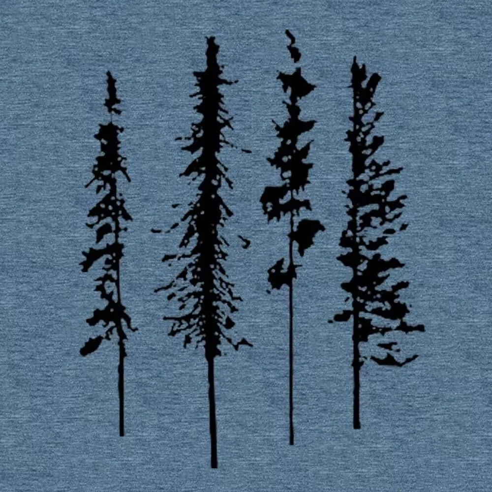 Hike Mountain Camping T Shirt for Women Adventure Awaits Nature Travel Short Sleeve Pine Tree Kindness Heart Printed Top