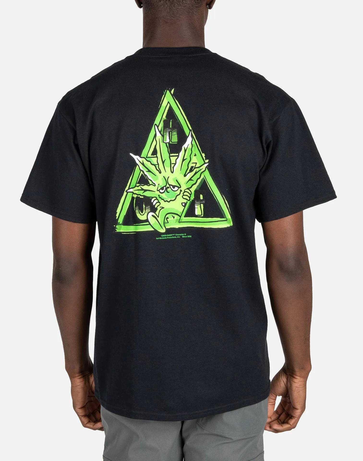 Huf GREEN BUDDY TRIPLE TRIANGLE TEE