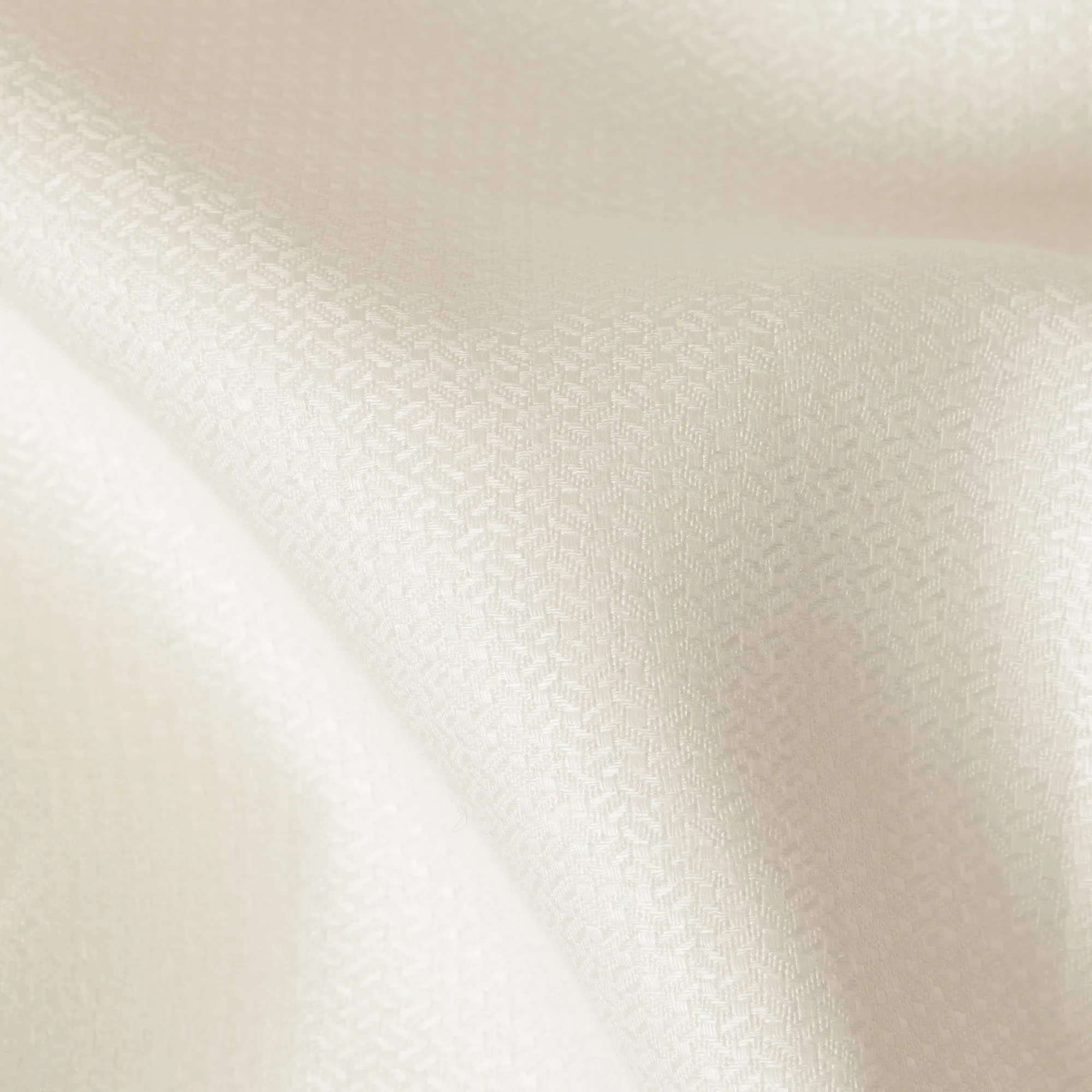 Ivory Textured Thick Linen Fabric for Jacketing and Trousers, 150 cm Width-D20561