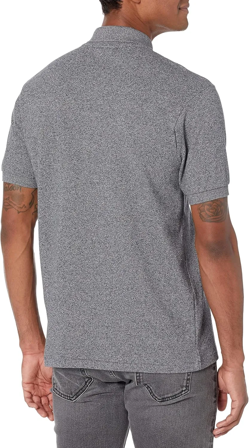 Lacoste Men's Short Sleeve Pima Jersey Interlock Regular Fit Polo Shirt