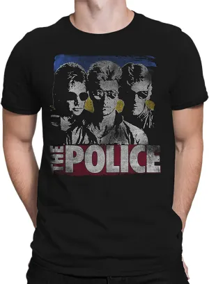 Liquid Blue Men's Standard The Police Greatest Hits Short Sleeve T-Shirt