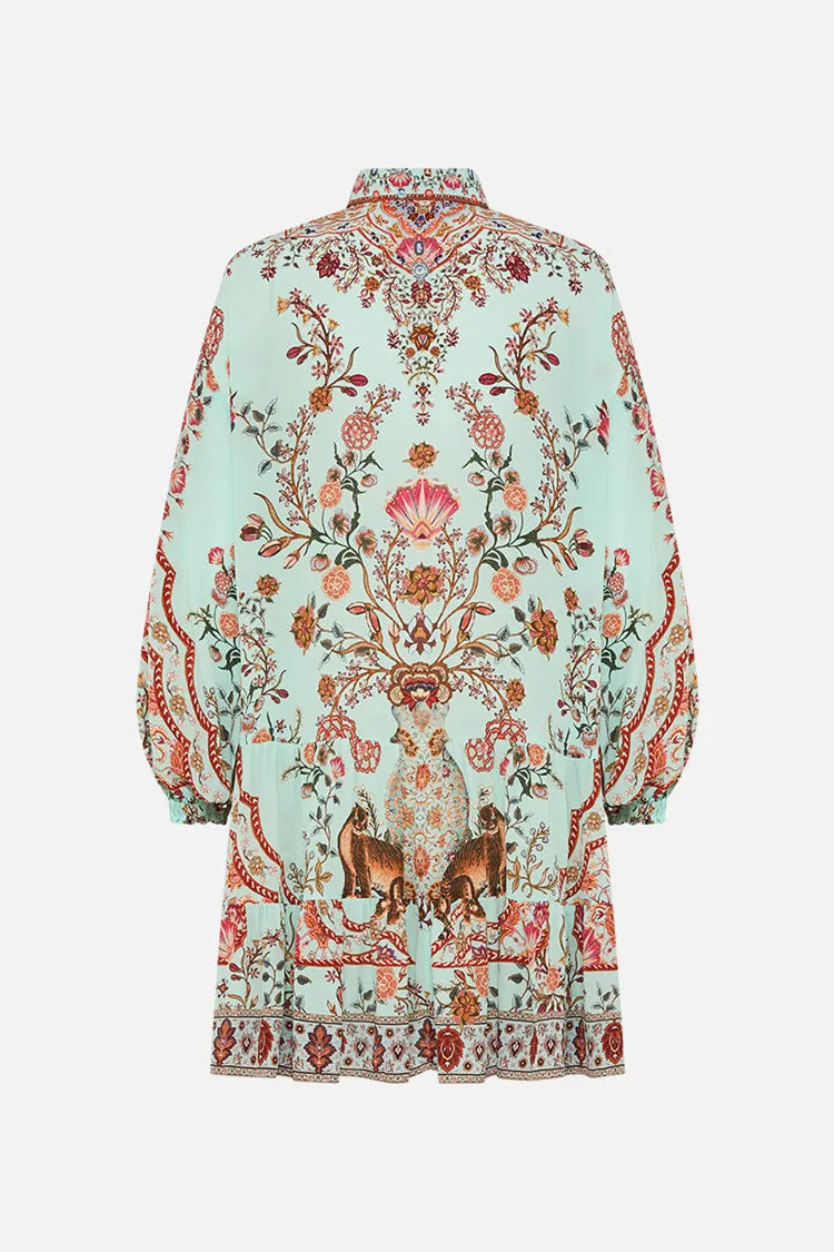 LS Tiered Short Dress in Weaving Worlds