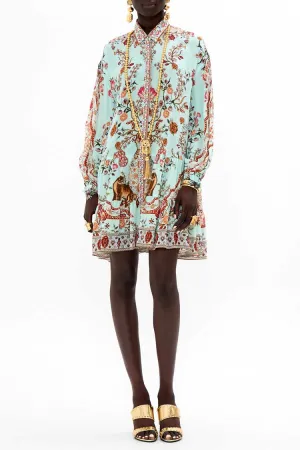 LS Tiered Short Dress in Weaving Worlds