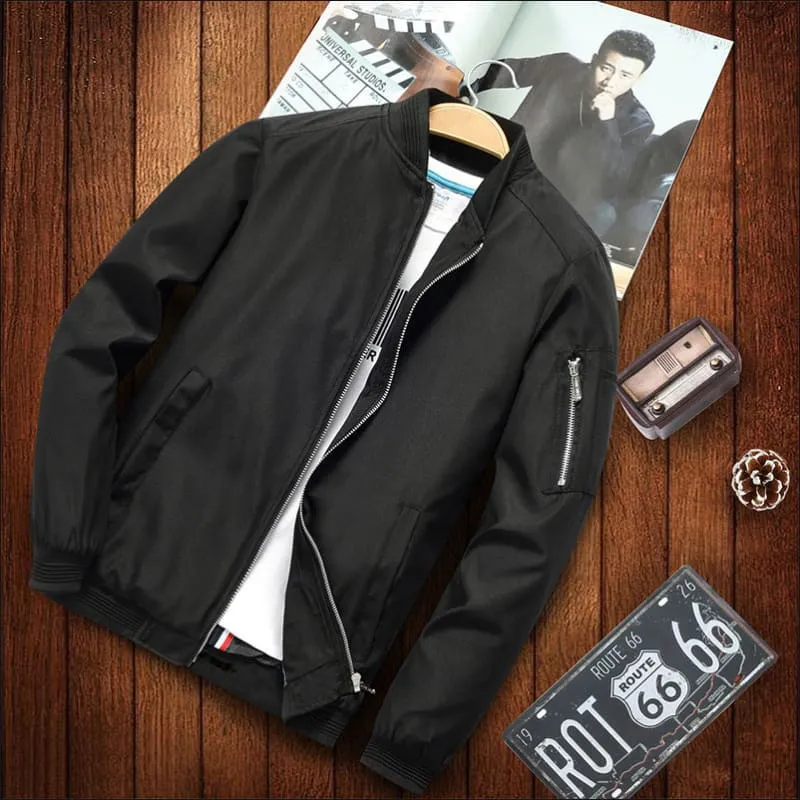 Men's Casual Harrington Style Hooded Zipper Jacket Fuses Timeless Style