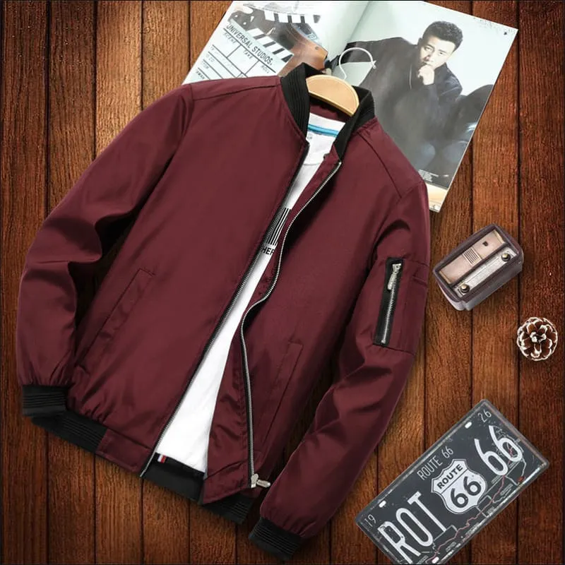 Men's Casual Harrington Style Hooded Zipper Jacket Fuses Timeless Style