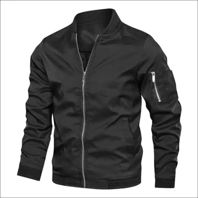 Men's Casual Harrington Style Hooded Zipper Jacket Fuses Timeless Style