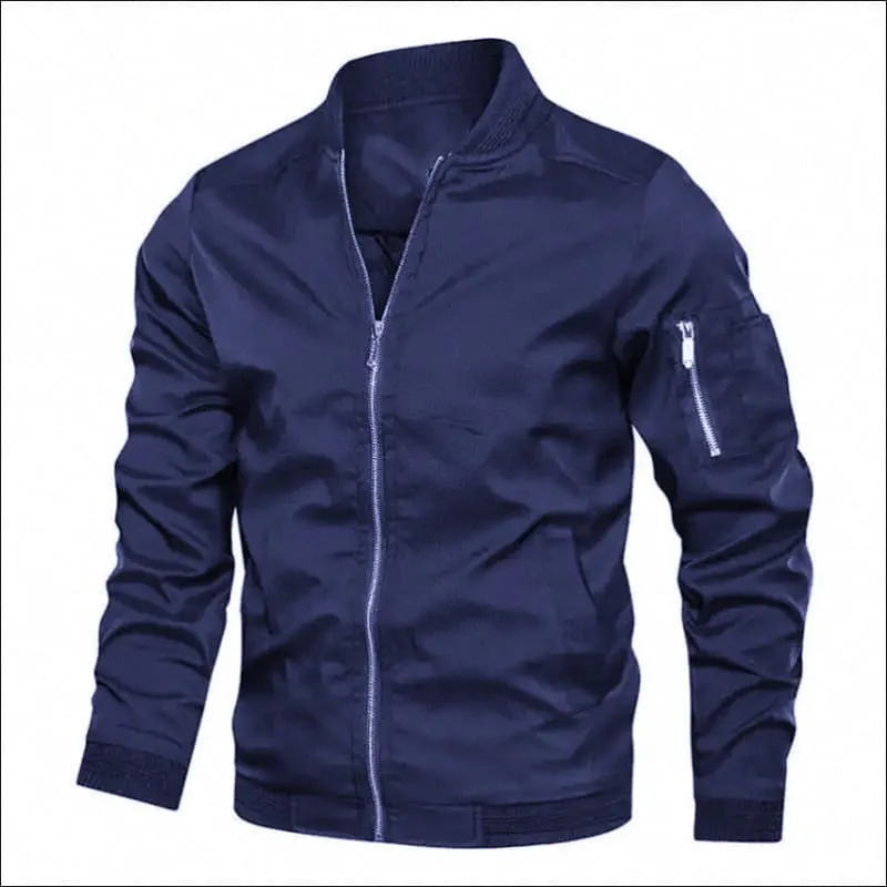 Men's Casual Harrington Style Hooded Zipper Jacket Fuses Timeless Style