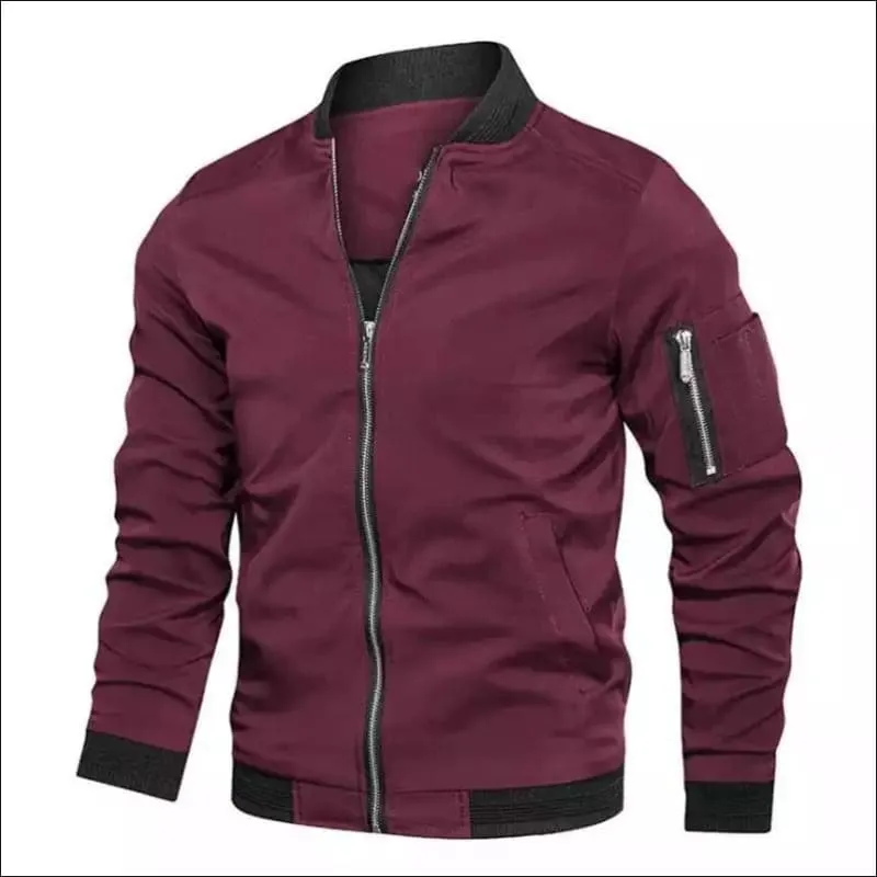 Men's Casual Harrington Style Hooded Zipper Jacket Fuses Timeless Style