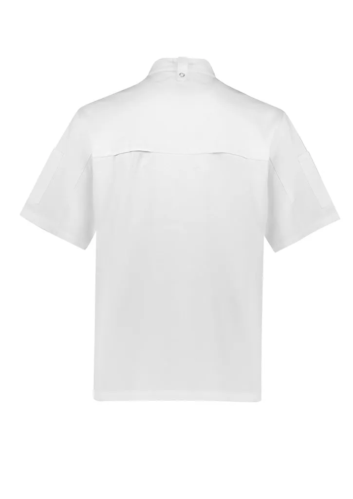 Men's Zest Short Sleeve Chef Jacket - CH232MS