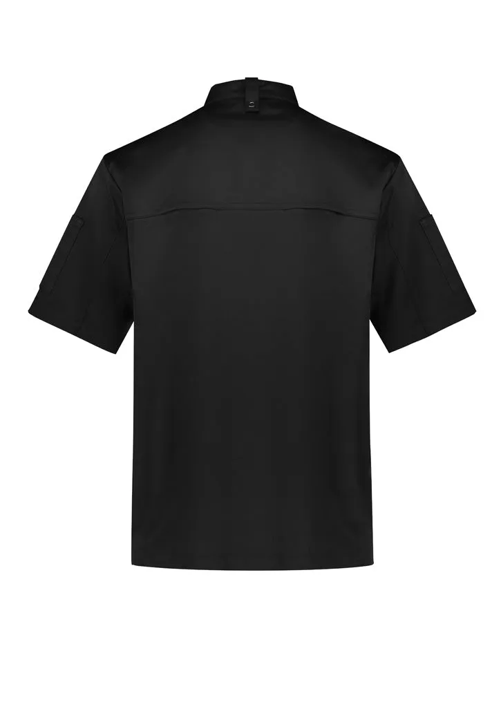 Men's Zest Short Sleeve Chef Jacket - CH232MS