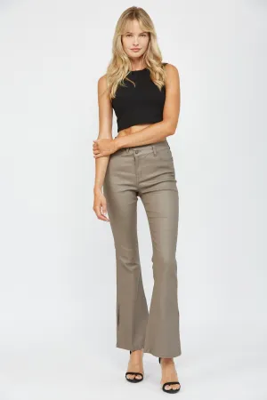 Mid Rise Ankle Flare Jeans
