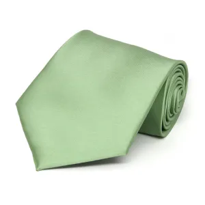 Mint Green Solid Color Necktie