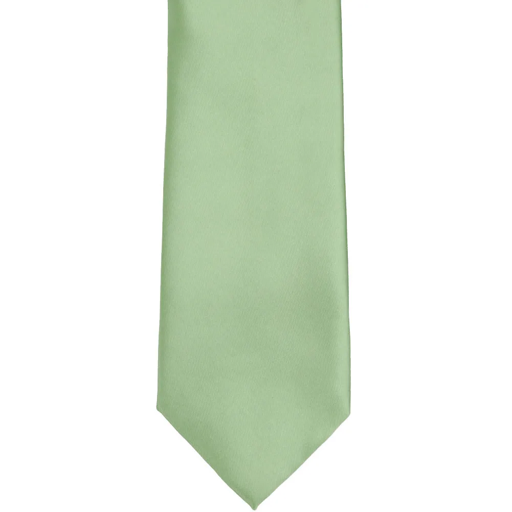 Mint Green Solid Color Necktie