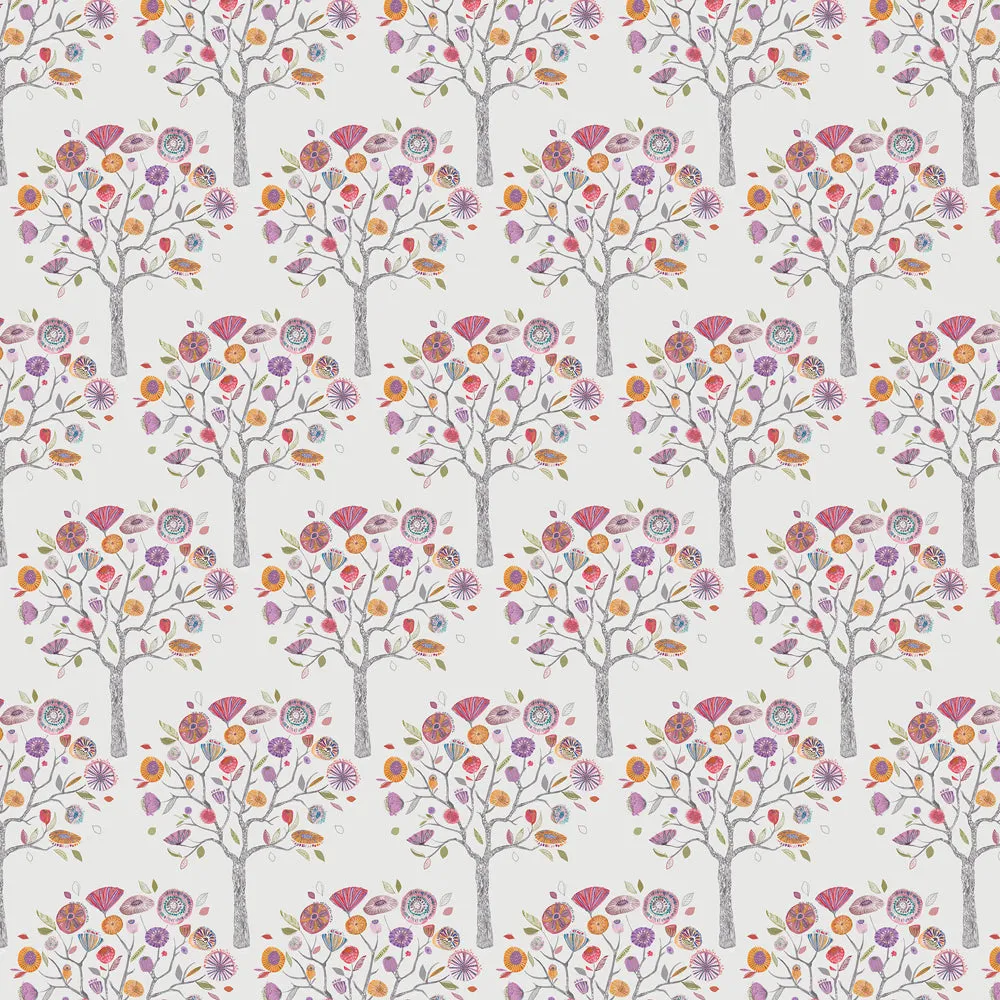Moolyana Printed Linen Fabric (By The Metre) Autumn