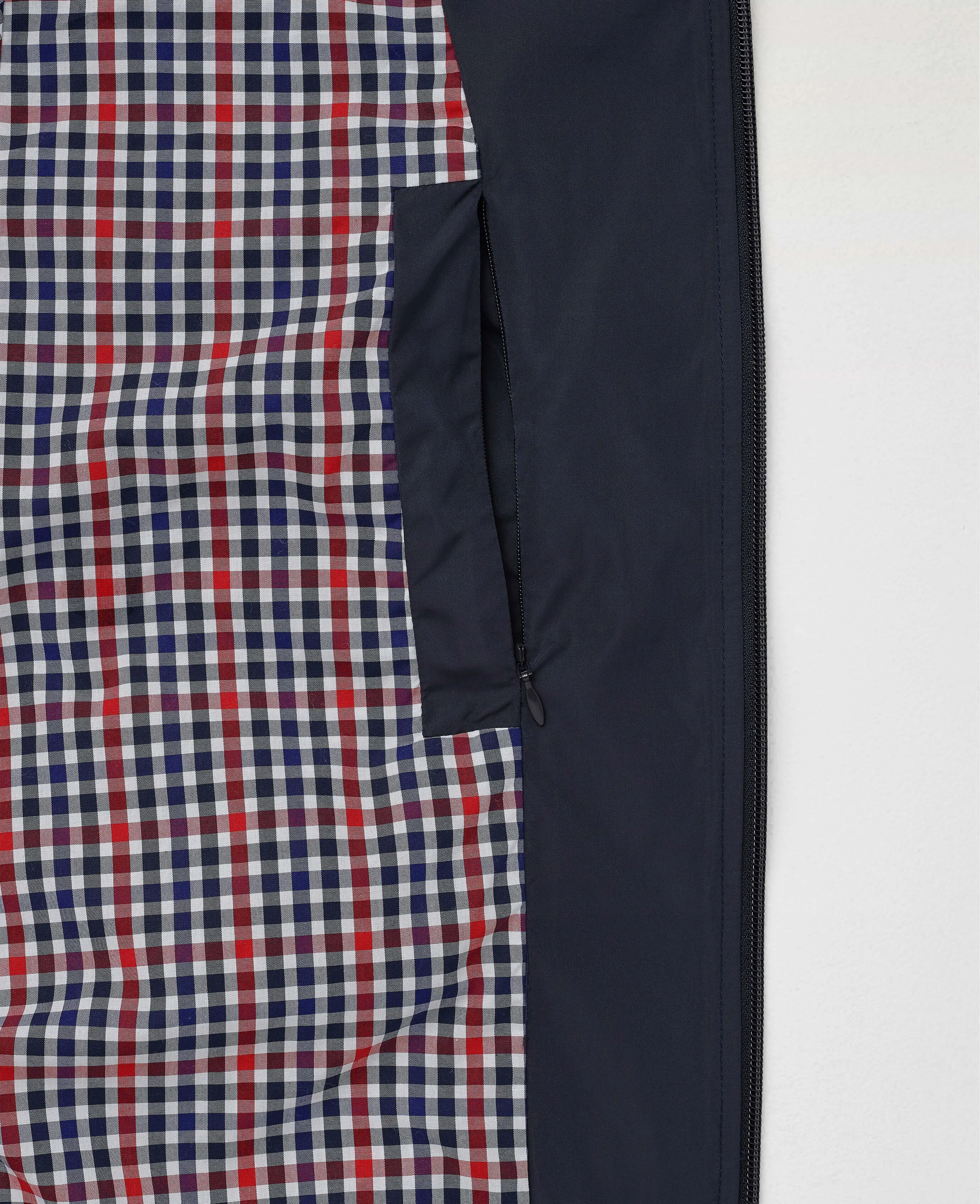 Navy Showerproof Harrington Jacket