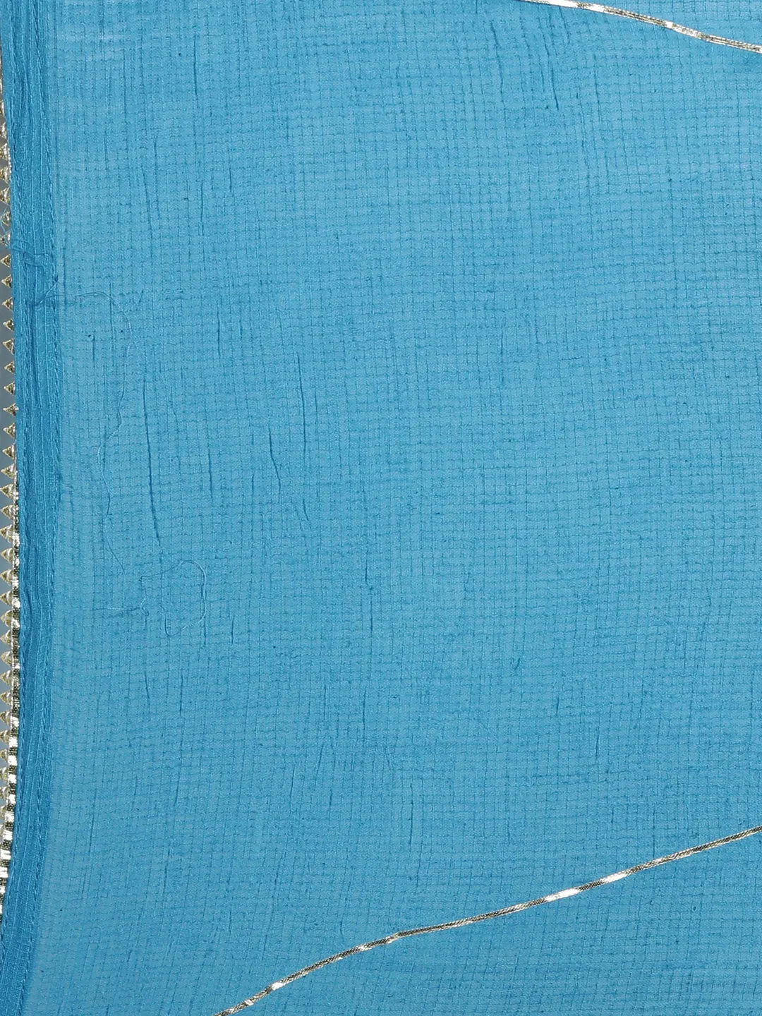 Neeru's Blue Color Cotton Fabric Kurta Set