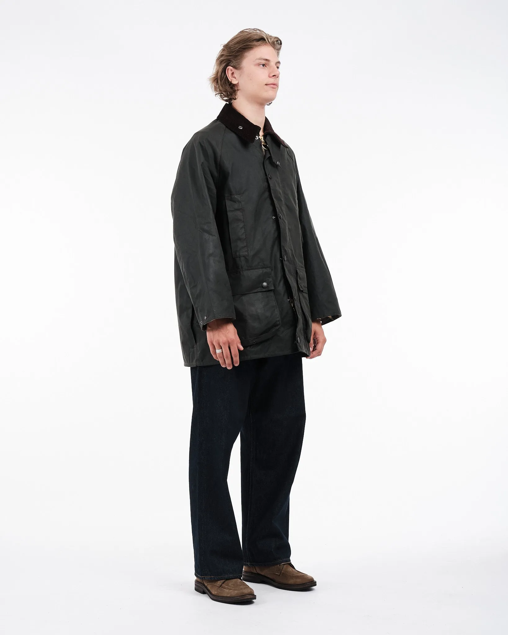 OS Beaufort Wax Jacket Sage