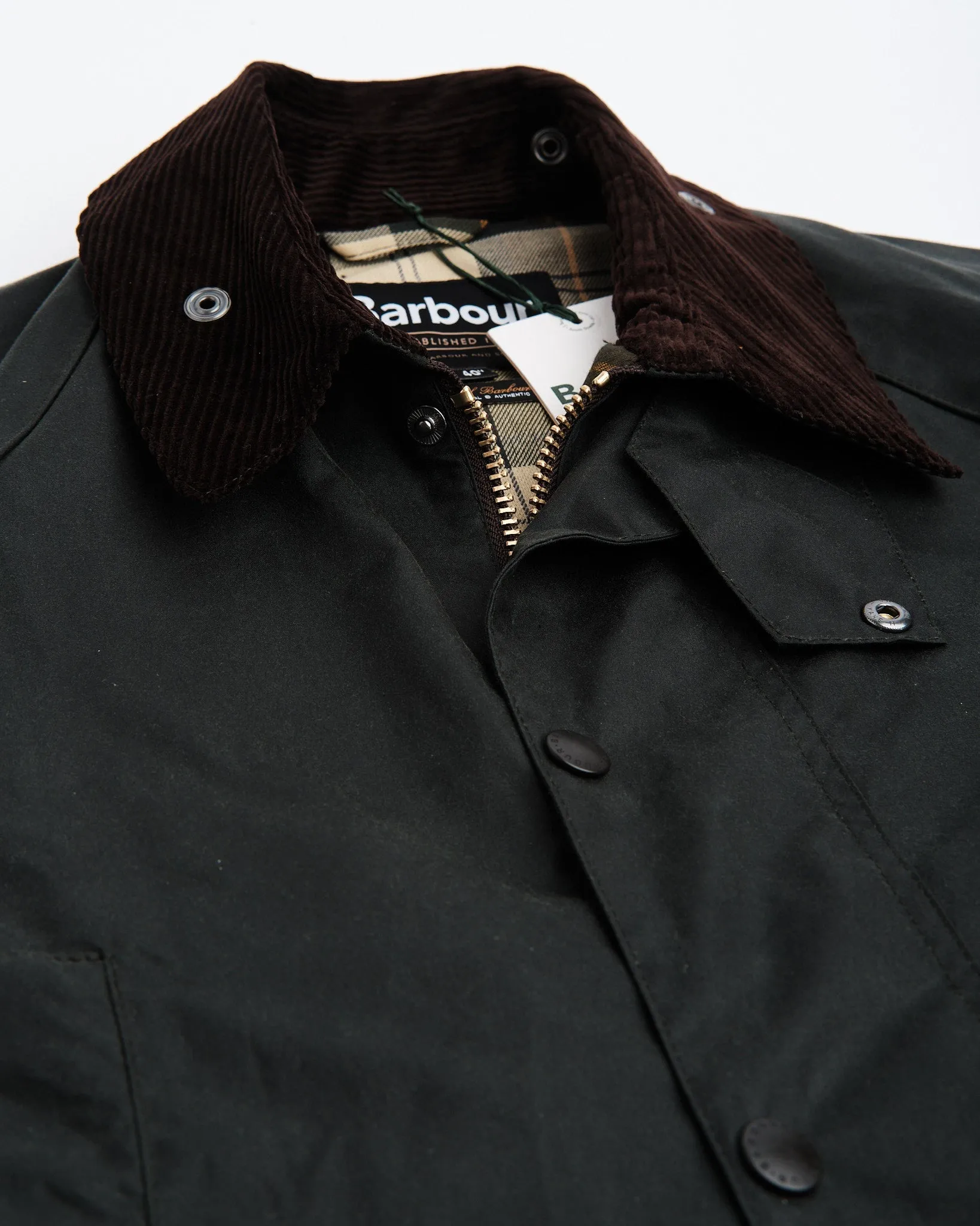 OS Beaufort Wax Jacket Sage