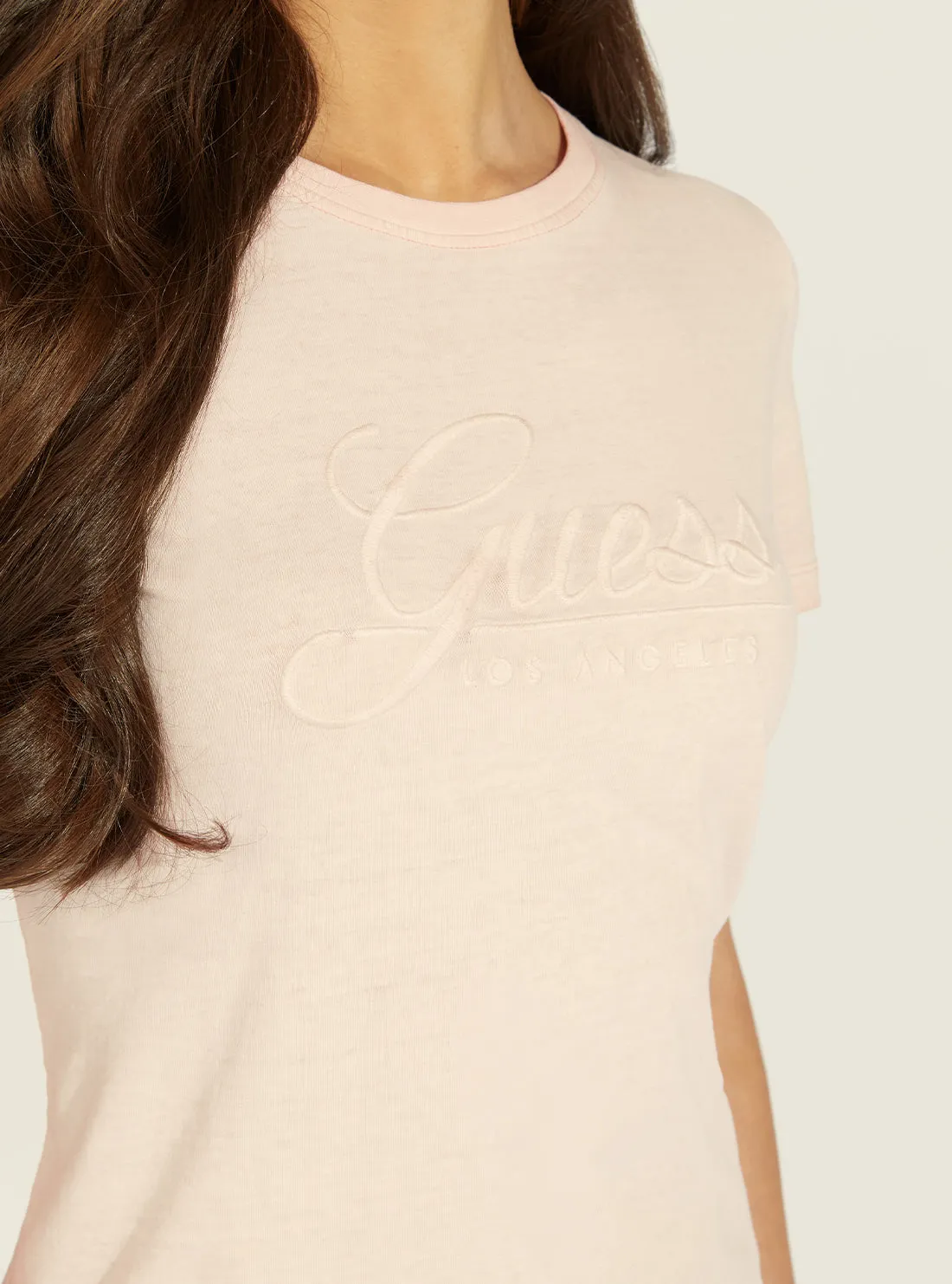 Peach Tizzy Logo T-Shirt