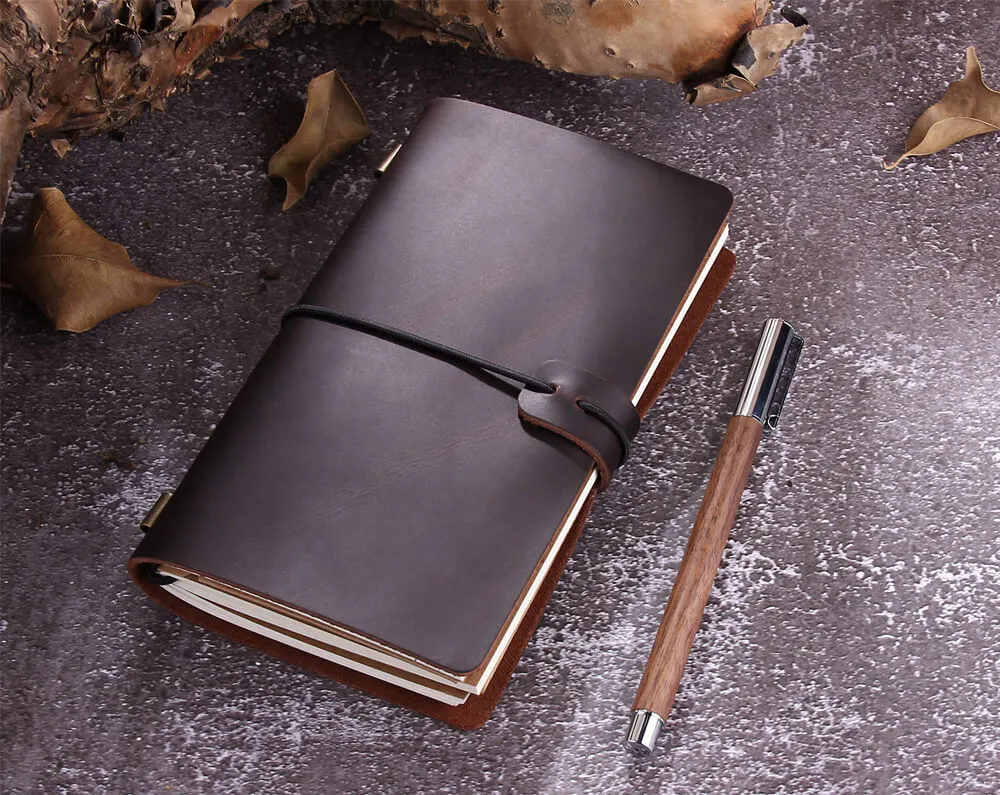 Personalized Leather Traveler's Notebook