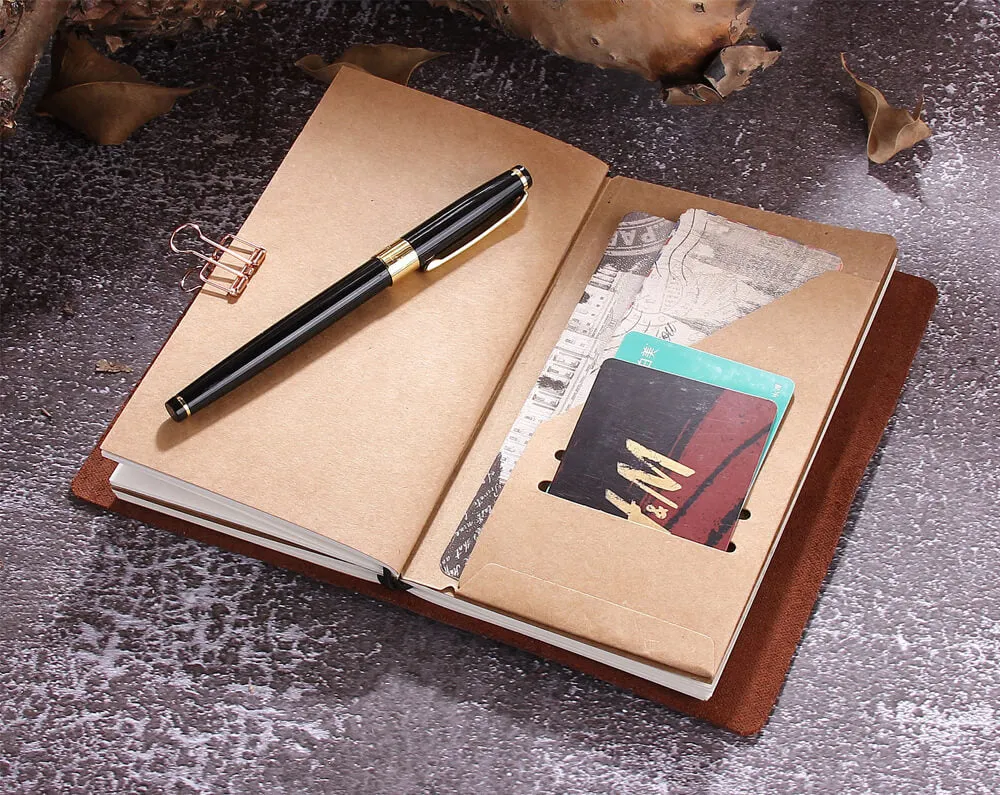 Personalized Leather Traveler's Notebook