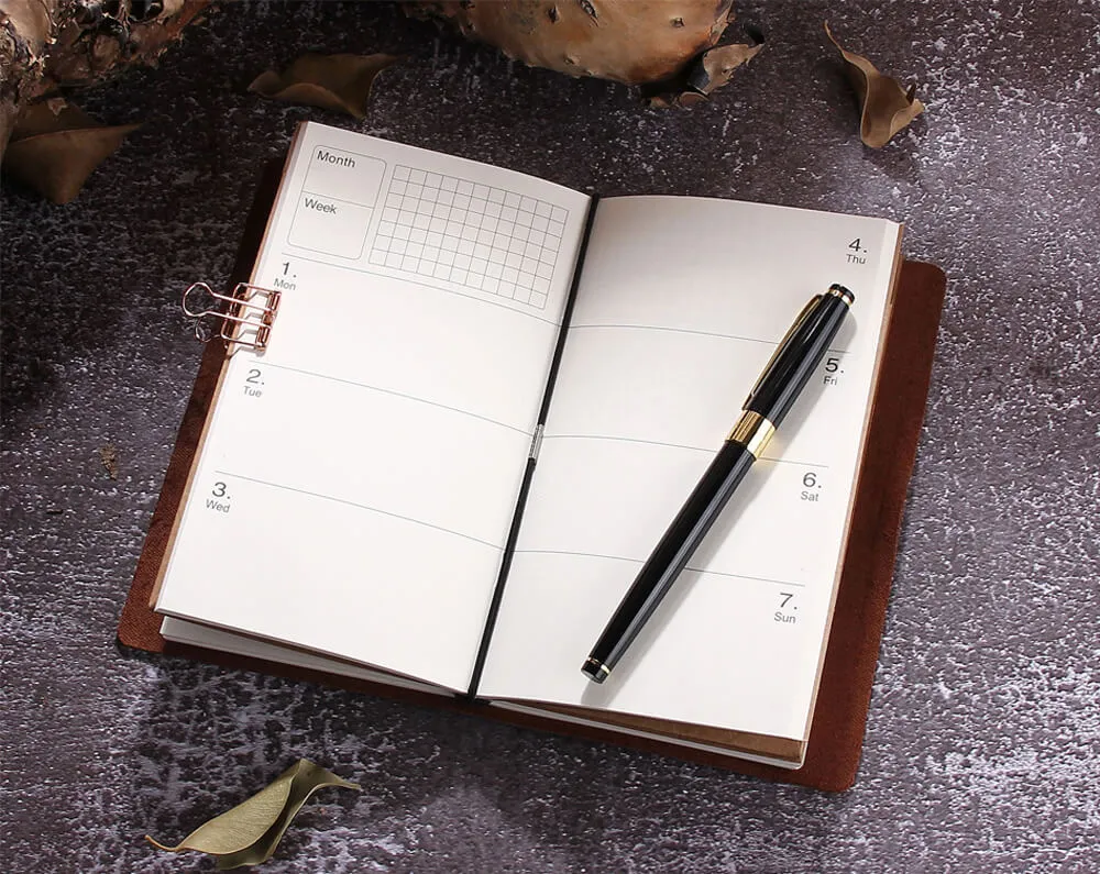 Personalized Leather Traveler's Notebook