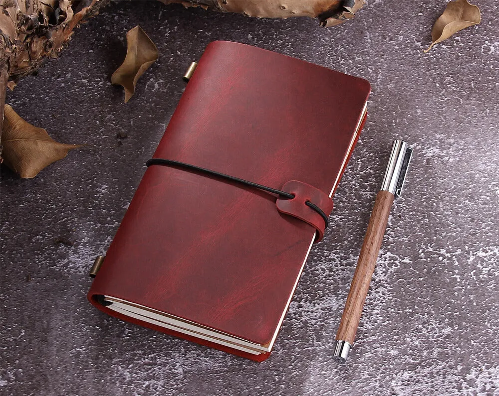 Personalized Leather Traveler's Notebook