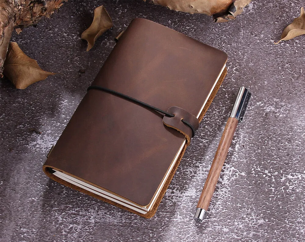 Personalized Leather Traveler's Notebook